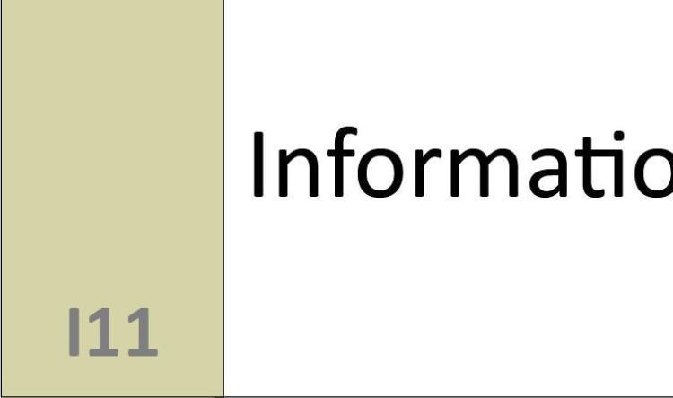 I11 Information Domain
