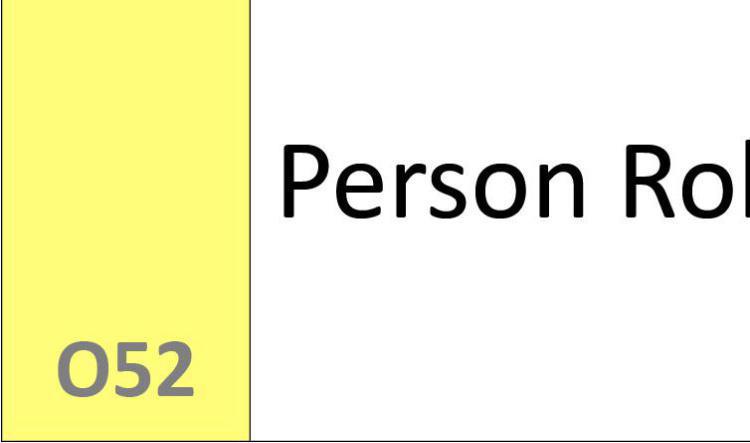 O52 Person Role