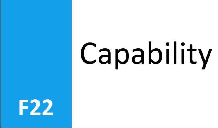 F22 Capability Flow