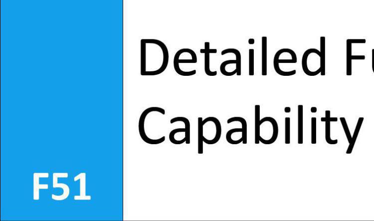 F51 Detailed Functional Capability