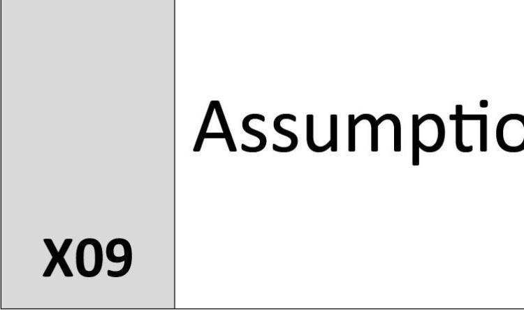 X09 Assumption 