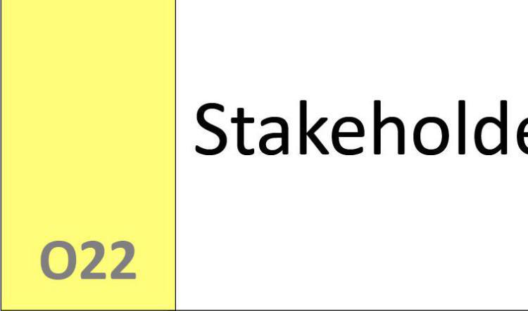 O22 Stakeholder group