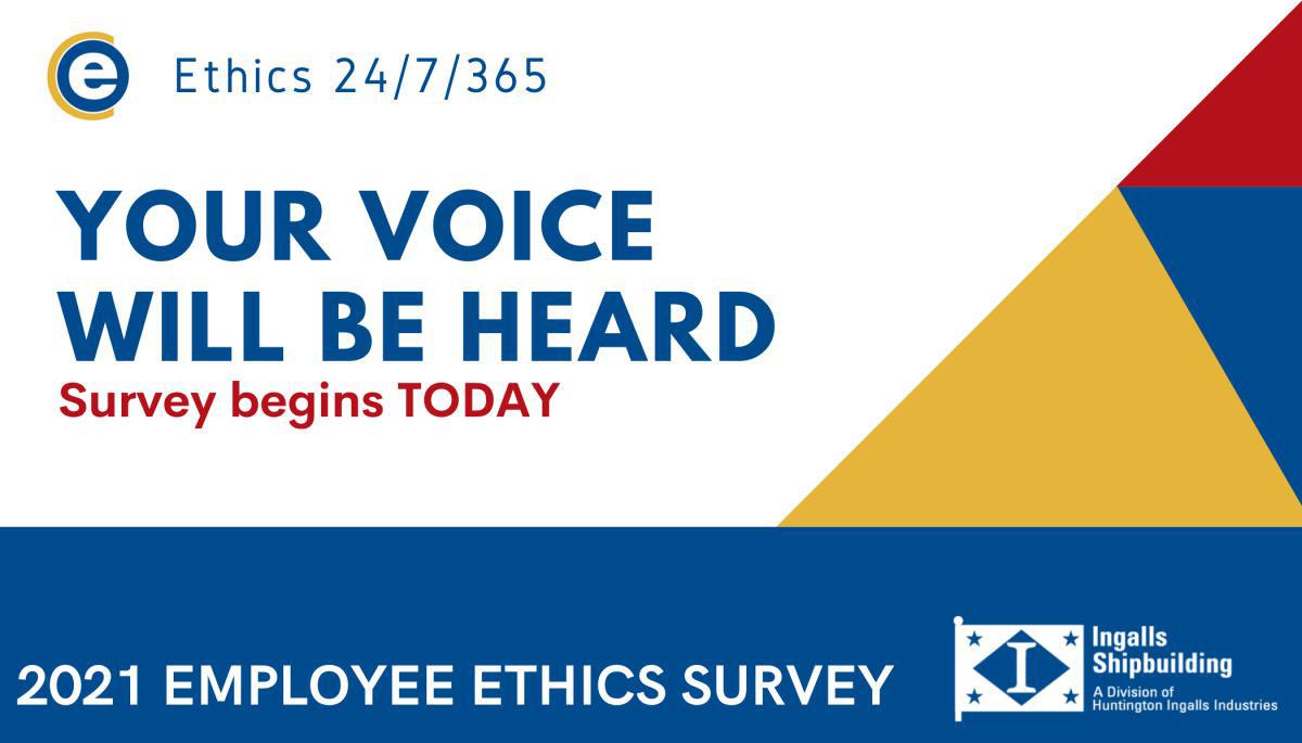 Ethics Survey begins today