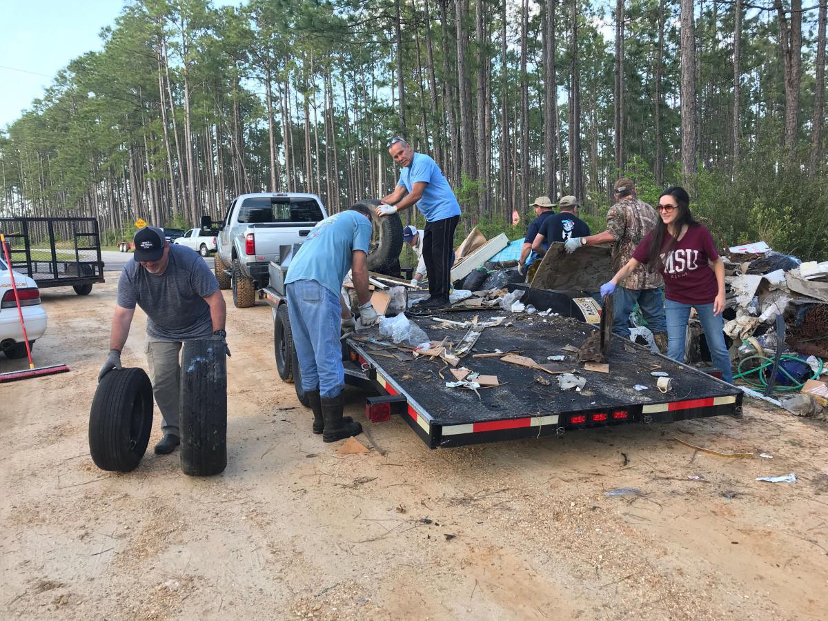 EH&S Team Cleans up National Forest