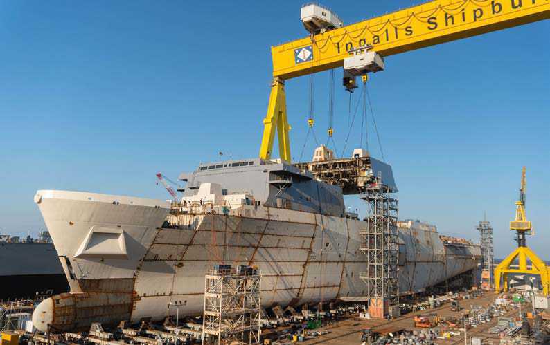 LPD 29 superstructure completed LPD 29 superstructure completed