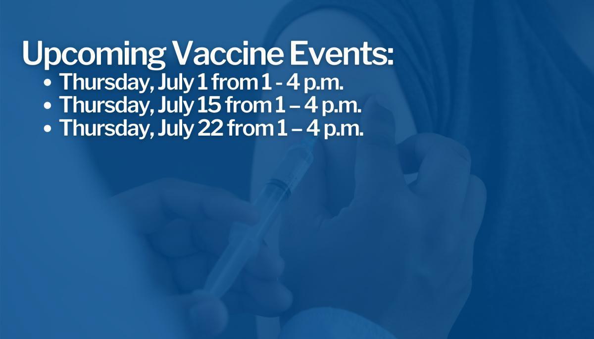 Upcoming Vaccine Events