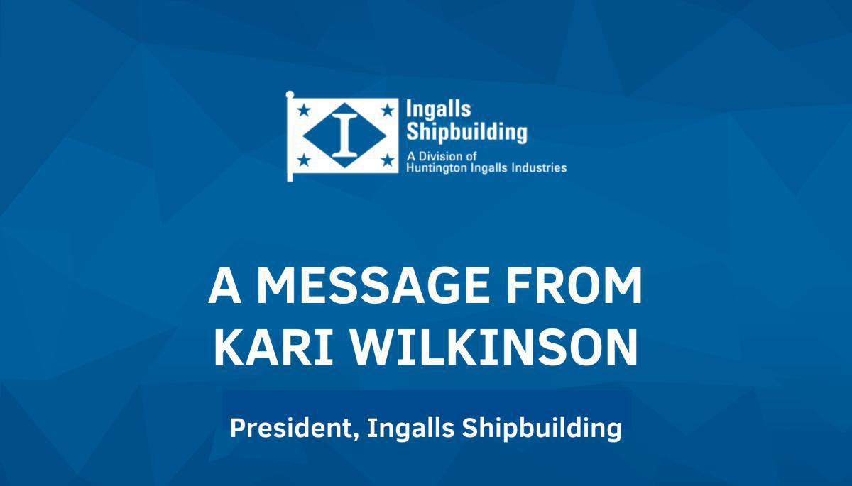 Message from Ingalls President Kari Wilkinson: Update on Vaccination Mandate Message from Ingalls President Kari Wilkinson: Update on Vaccination Mandate