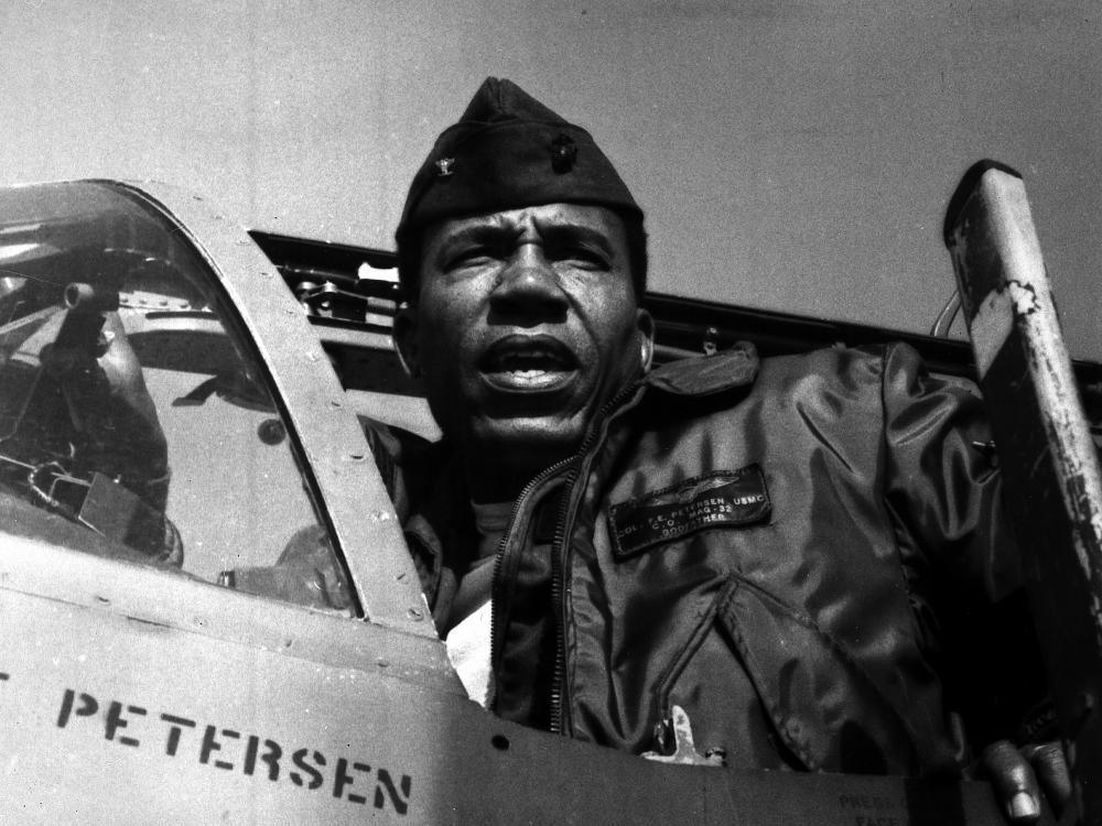 Celebrate Black History Month by reading about Frank E. Petersen Celebrate Black History Month by reading about Frank E. Petersen