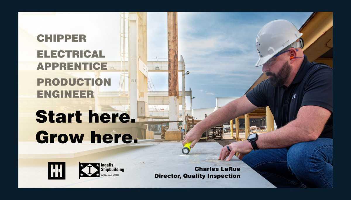 Start here. Grow here. | Charles Larue, Director, Quality Inspection Start here. Grow here. | Charles Larue, Director, Quality Inspection