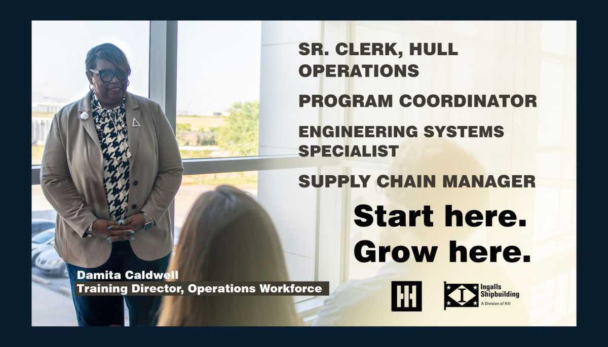 Start here. Grow here. | Damita Caldwell, Training Director, Operations Workforce Start here. Grow here. | Damita Caldwell, Training Director, Operations Workforce
