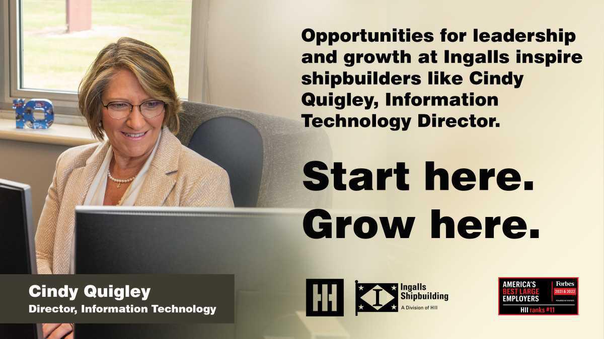 Start here. Grow here. | Cindy Quigley, Information Technology Director Start here. Grow here. | Cindy Quigley, Information Technology Director