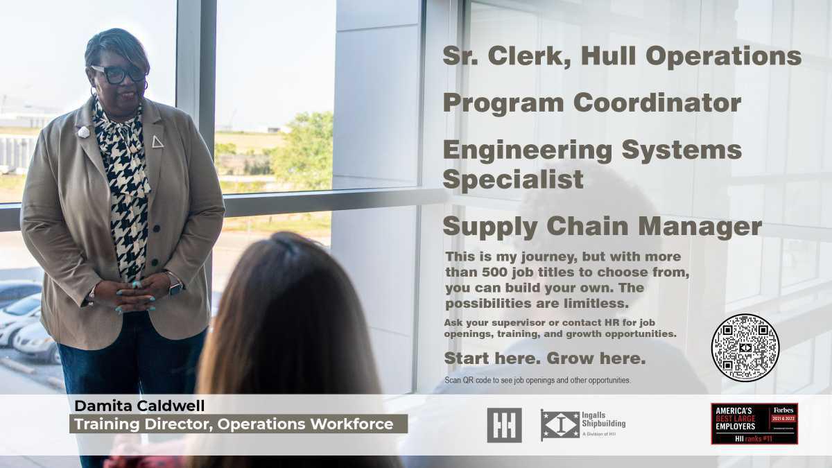 Start here. Grow here. | Stories from shipbuilders growing their careers at Ingalls Start here. Grow here. | Stories from shipbuilders growing their careers at Ingalls