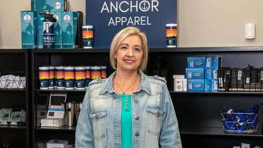 Shipbuilder Spotlight: Wendy Dickson shines as Anchor Apparel lead