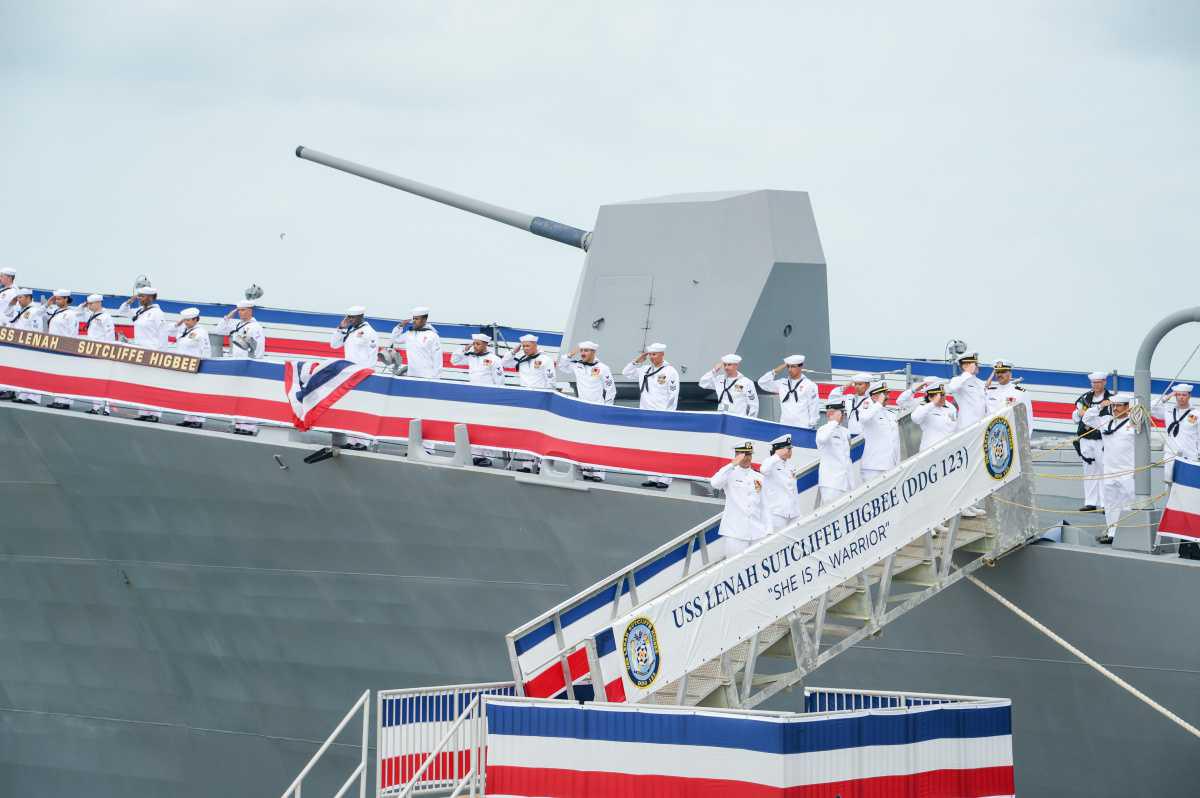 USS Lenah Sutcliffe Higbee (DDG 123) commissioned in Key West