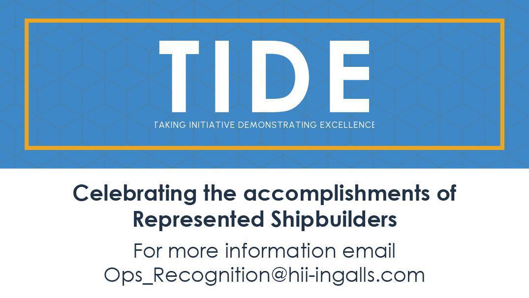 TIDE | Taking Initiative Demonstrating Excellence TIDE | Taking Initiative Demonstrating Excellence