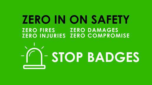 Zero In | Use your Stop Badge to keep yourself and others safe