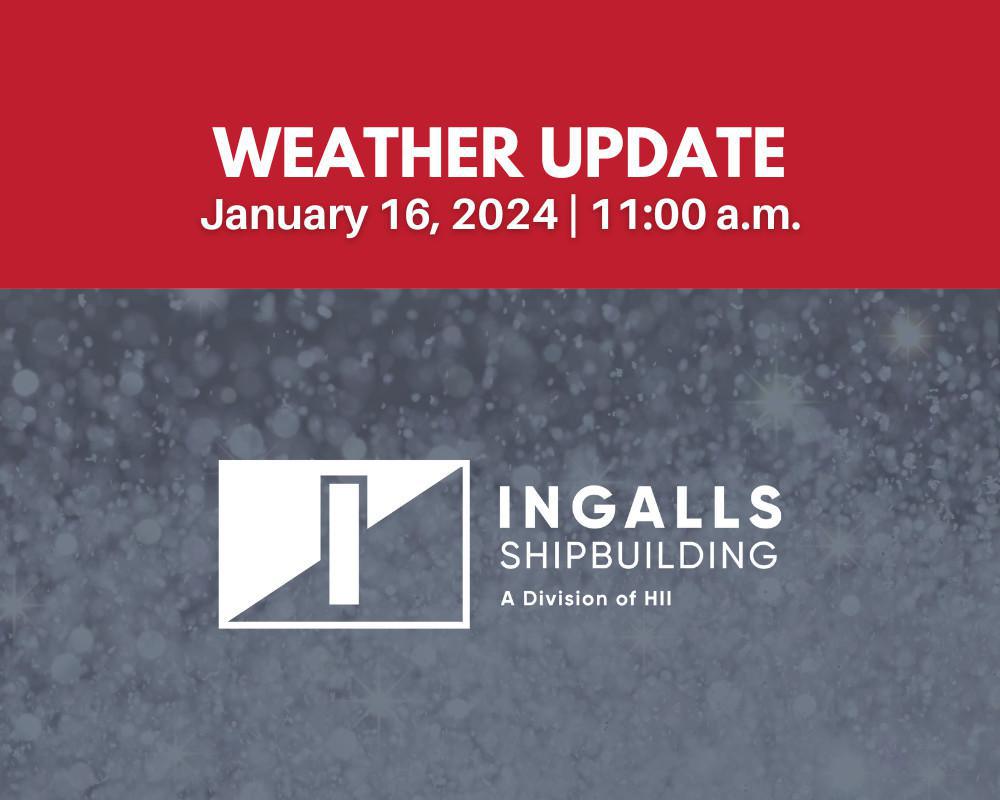 Weather Alert | January 16th 11:00 a.m.