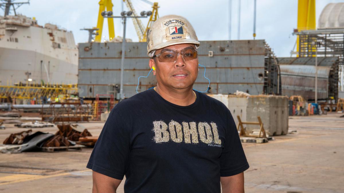 Shipbuilder Spotlight | Melencio Malomay, Foreman, Shipfitter