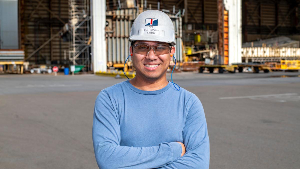 Shipbuilder Spotlight | Thanh Tran, Pipe General Foreman