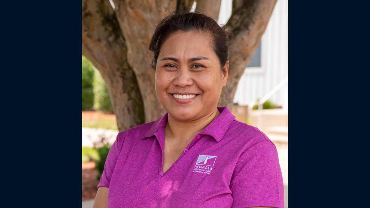 Shipbuilder Spotlight | Vervina Bazzel, Structural Welder Shipbuilder Spotlight | Vervina Bazzel, Structural Welder