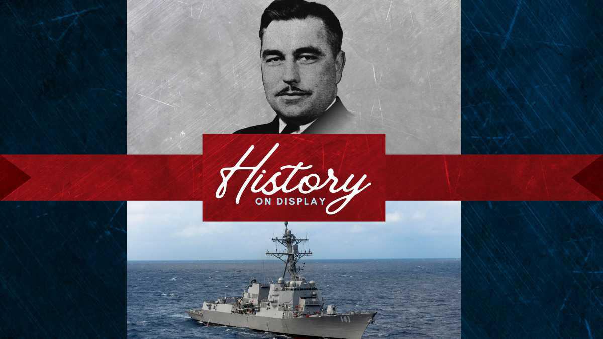 History on Display | DDG 141 named after first Native American to receive Medal of Honor History on Display | DDG 141 named after first Native American to receive Medal of Honor