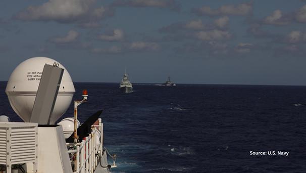 Ingalls Ships in Action | USS Truxtun (DDG 103) & NSC 9 Stone (WMSL 758)