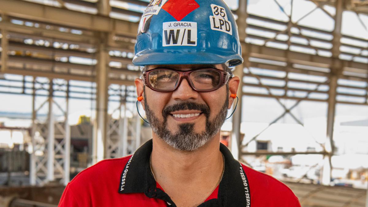 Shipbuilder Spotlight | Juan Gracia, Electrician Shipbuilder Spotlight | Juan Gracia, Electrician