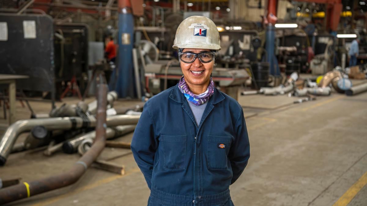 Shipbuilder Spotlight | Aniberka Sanchez, Pipe Foreman Shipbuilder Spotlight | Aniberka Sanchez, Pipe Foreman