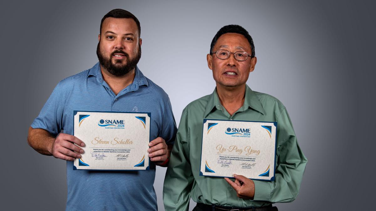 Shipbuilders in the Spotlight | Ingalls engineers receive SNAME award