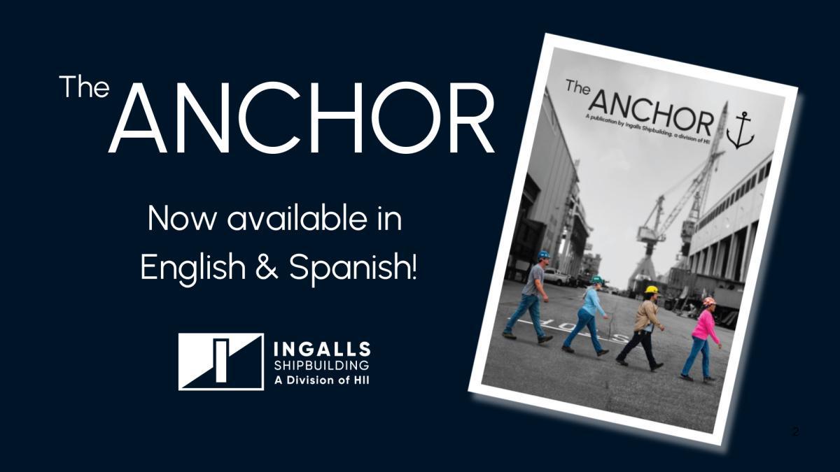 The Anchor | Now Available in English & Spanish