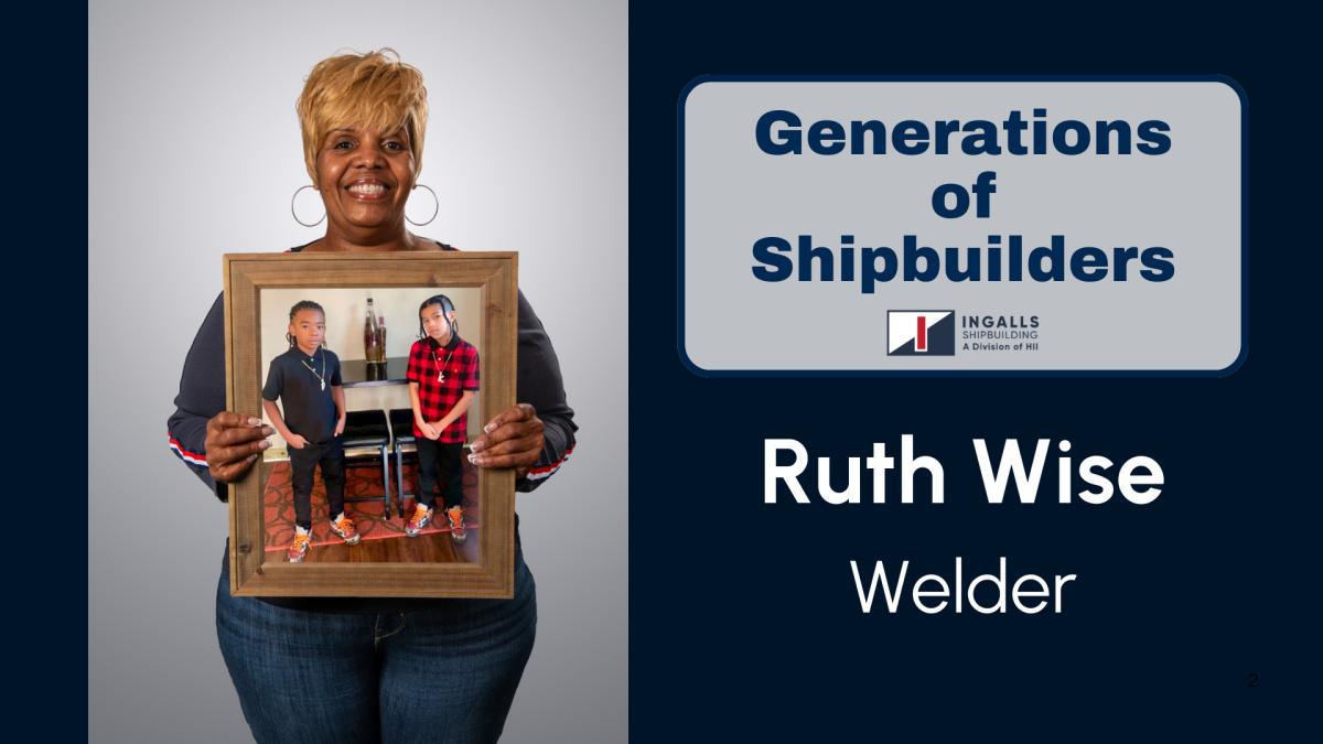 Building a Legacy | Ruth Wise, first-generation shipbuilder