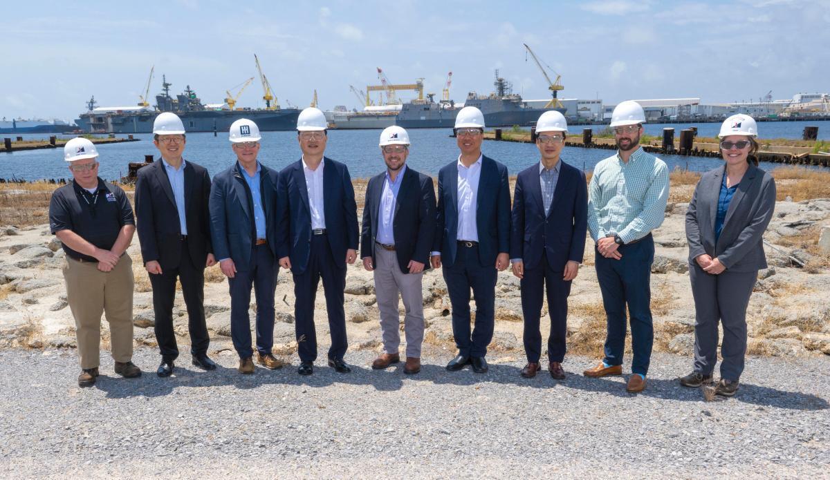 Hyundai Heavy Industries visits Ingalls Shipbuilding Hyundai Heavy Industries visits Ingalls Shipbuilding