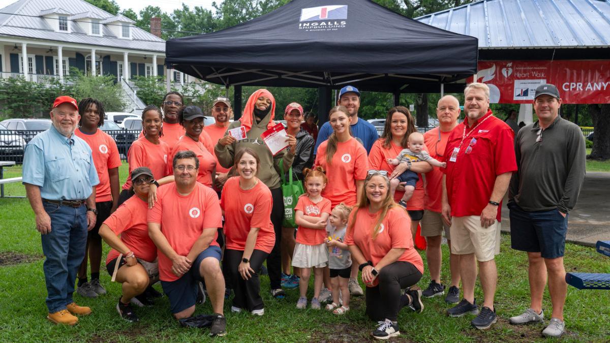 Rain or Shine, Shipbuilders Show Up for Heart Health Rain or Shine, Shipbuilders Show Up for Heart Health