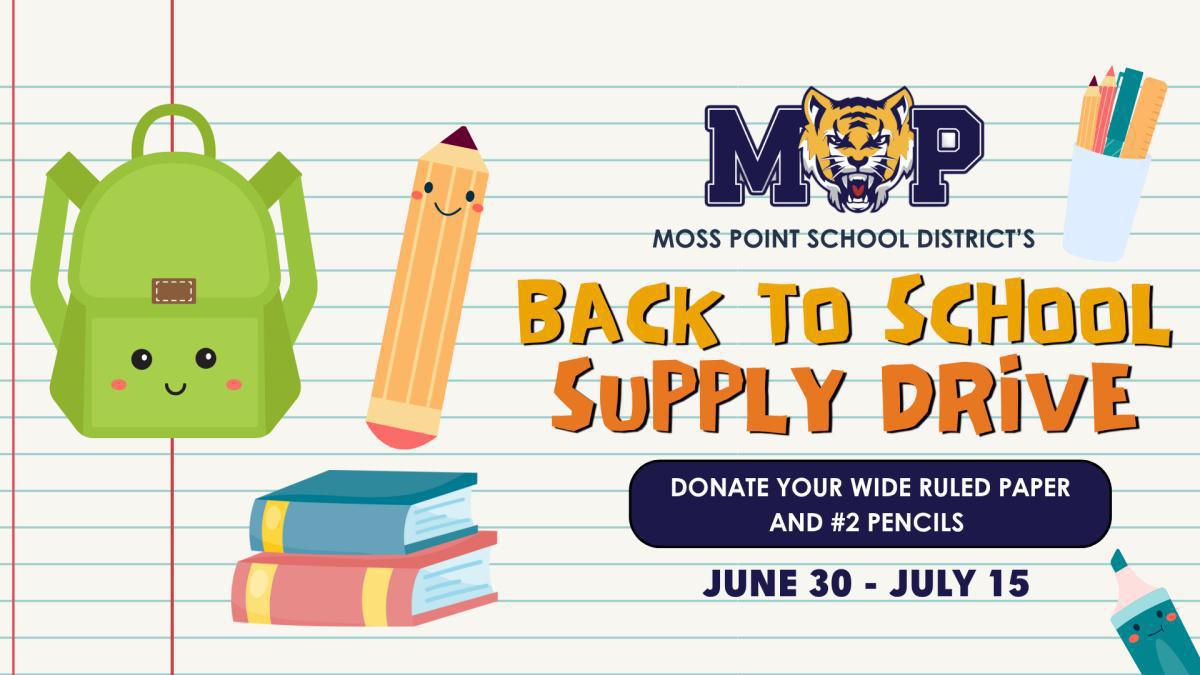 Moss Point Back to School Supply Drive