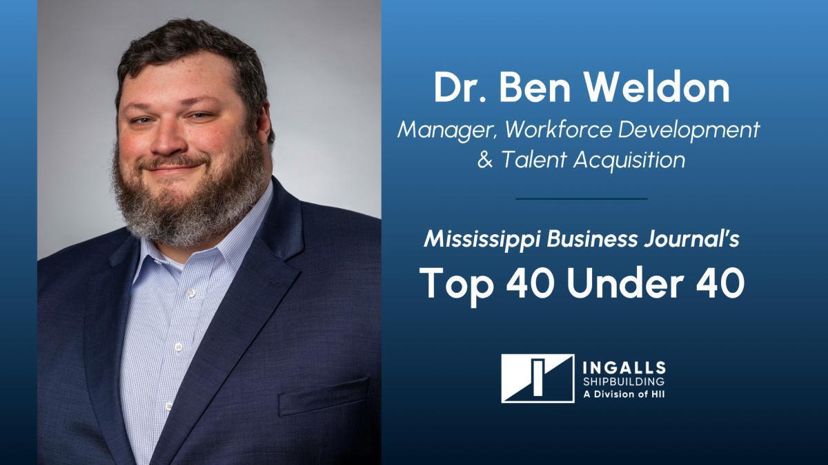 Top 40 Under 40 | Dr. Ben Weldon