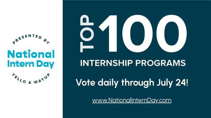 Top 100 Internship Programs | Vote for HII now through July 24