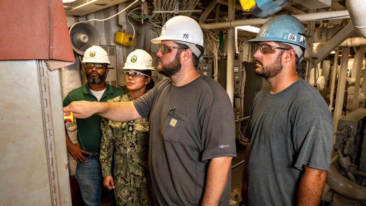 Ship Milestone | LPD 30 lights off first two generators