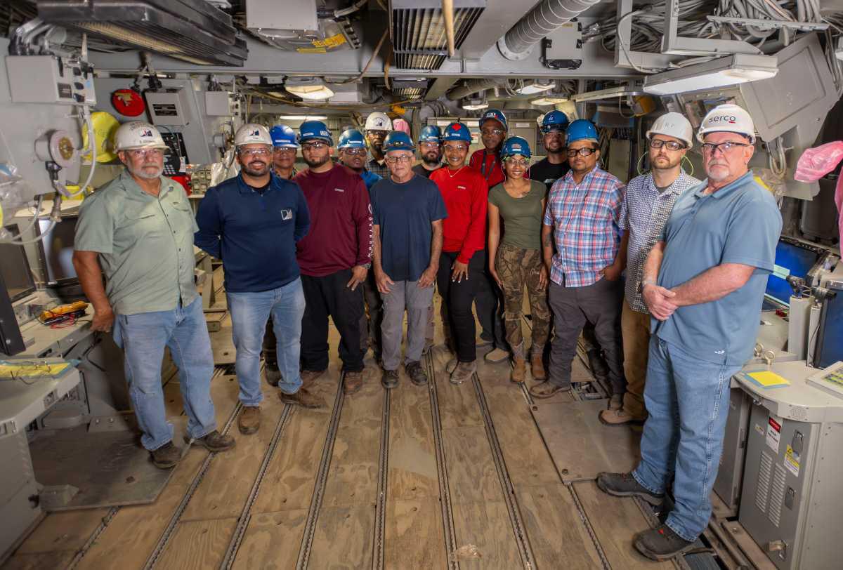 LPD 30 successfully lights off combat systems