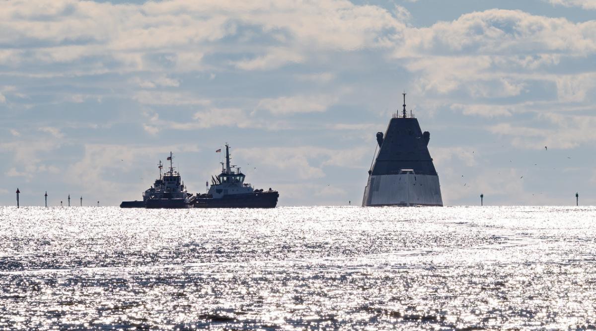 HII completes Builder's Sea Trials for USS Zumwalt (DDG 1000)