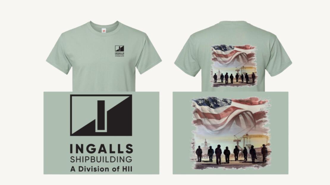 Honoring Shipbuilders | 2026 Ingalls shirts feature custom artwork 