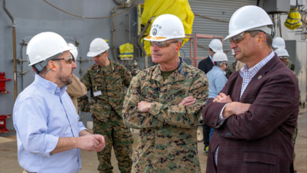 Ingalls hosts U.S. Marine Corps Leaders Ingalls hosts U.S. Marine Corps Leaders