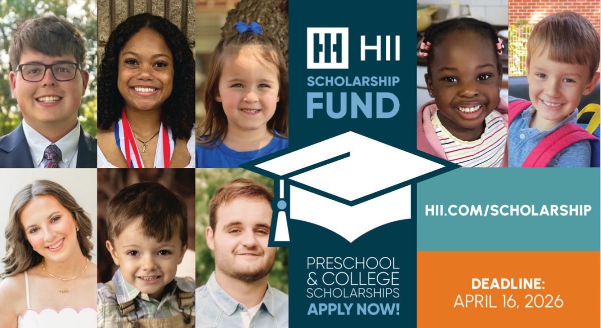 HII Scholarship Fund | Apply by April 16, 2026 HII Scholarship Fund | Apply by April 16, 2026