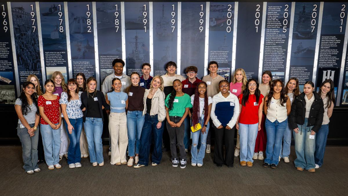 Pascagoula Mayor's Youth Council Visits Ingalls