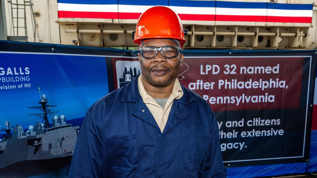 Shipbuilder Spotlight | Cory Dillon, Philadelphia (LPD 32) Keel Welder