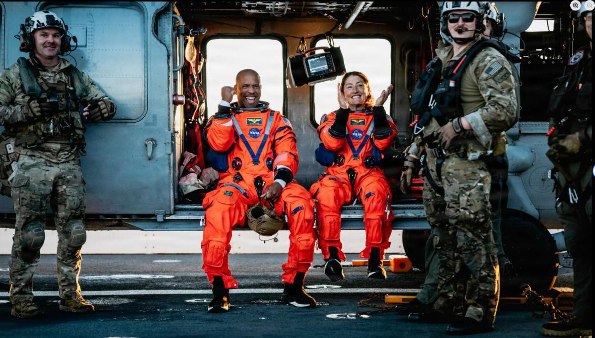 Warfighters in Action | LPD 26 Welcomes Artemis II crew home 