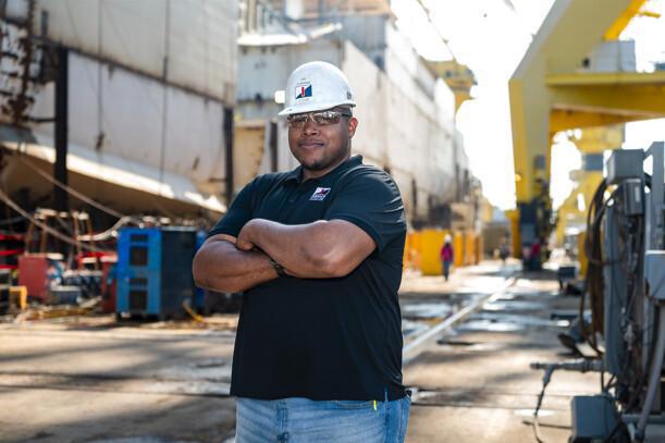 Shipbuilder Spotlight | Jamario Cole, Pipe Foreman 