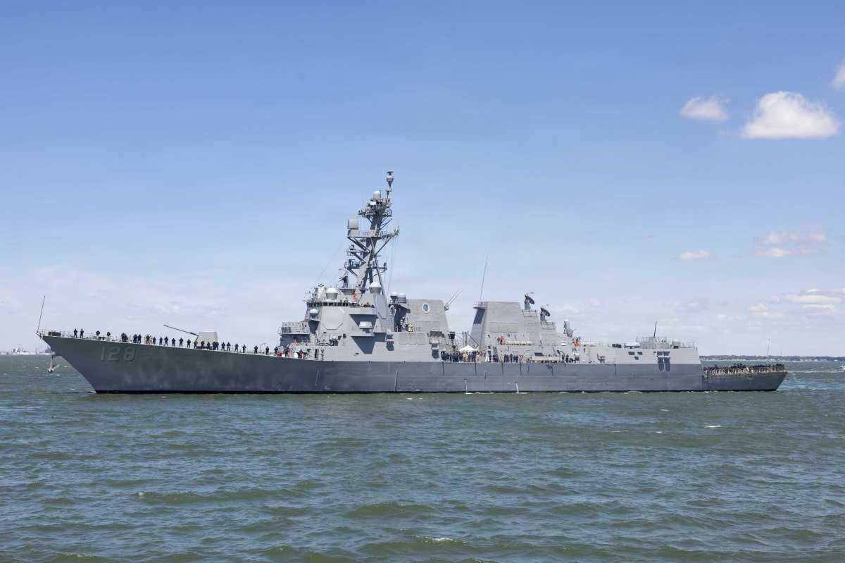 DDG 128 Arrives at Homeport Following Sail Away DDG 128 Arrives at Homeport Following Sail Away
