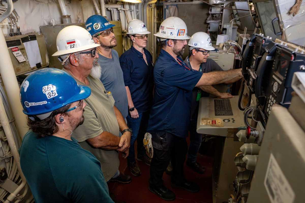 SHIP MILESTONE | LHA 8 Achieves First Main Engine Light-Off 