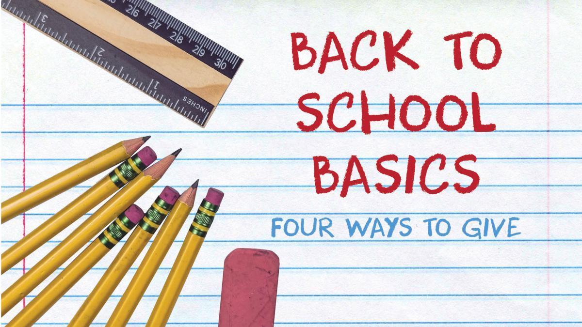 Back to School | Opportunities to Give & Volunteer 