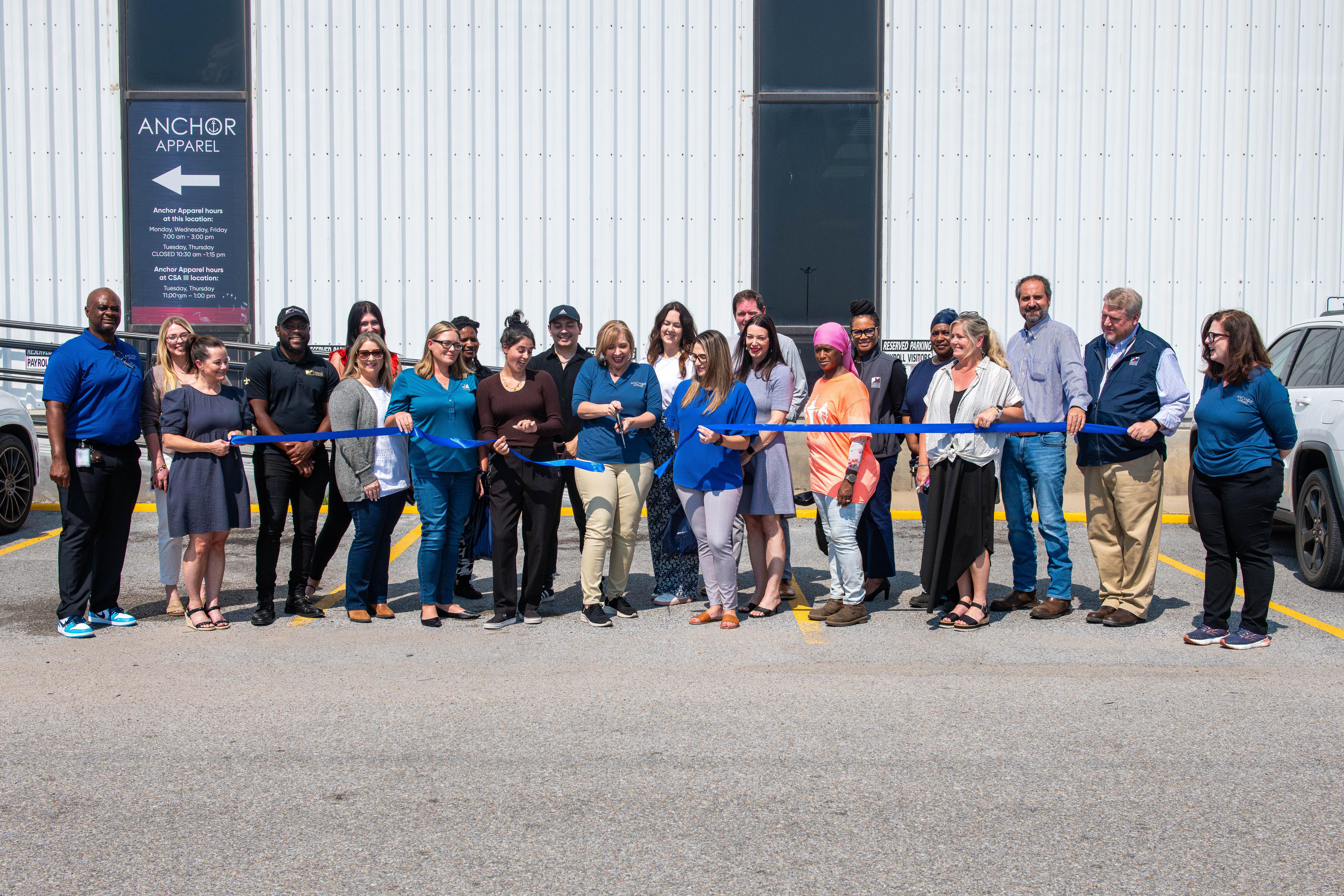 Anchor Apparel Ribbon Cutting